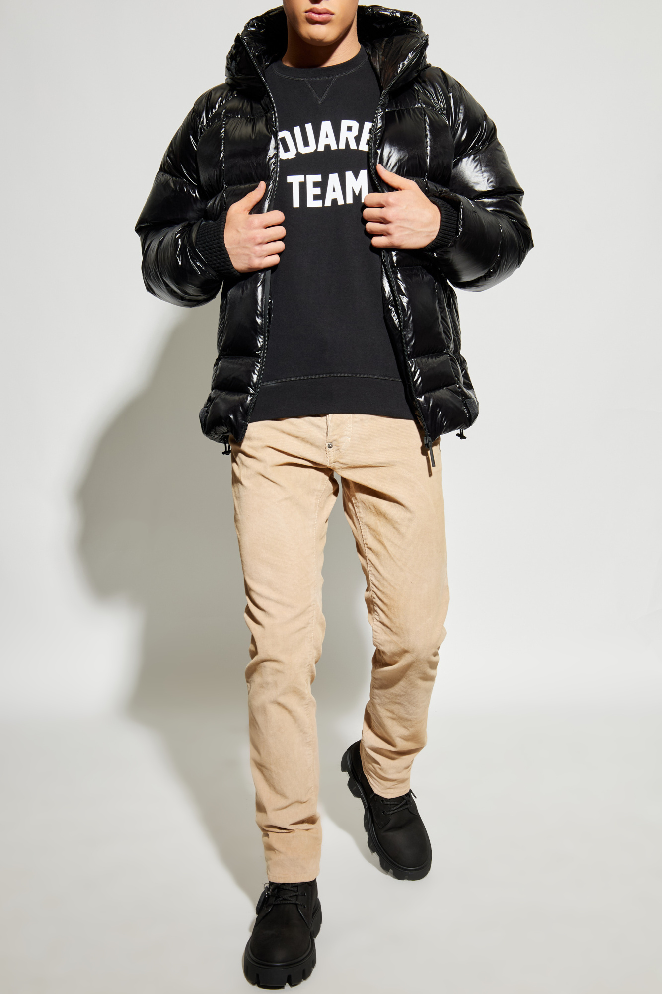 DSQUARED2 ウール混 ジャンパー DSQUARED2 ディースクエアード College Bomber スタジアム